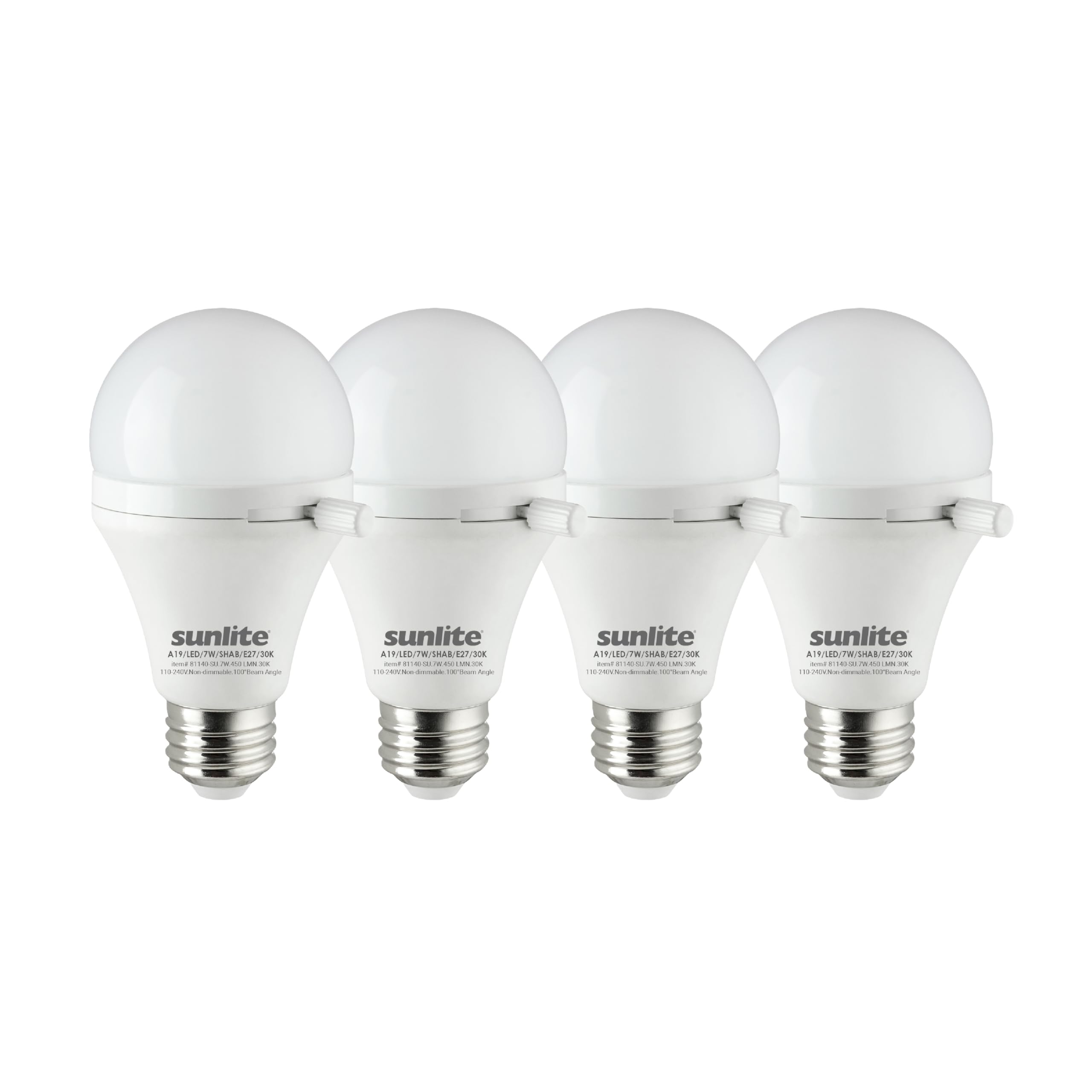 Shabbat Permissible LED Bulb 7W 40W Equivalent Warm White 3000K