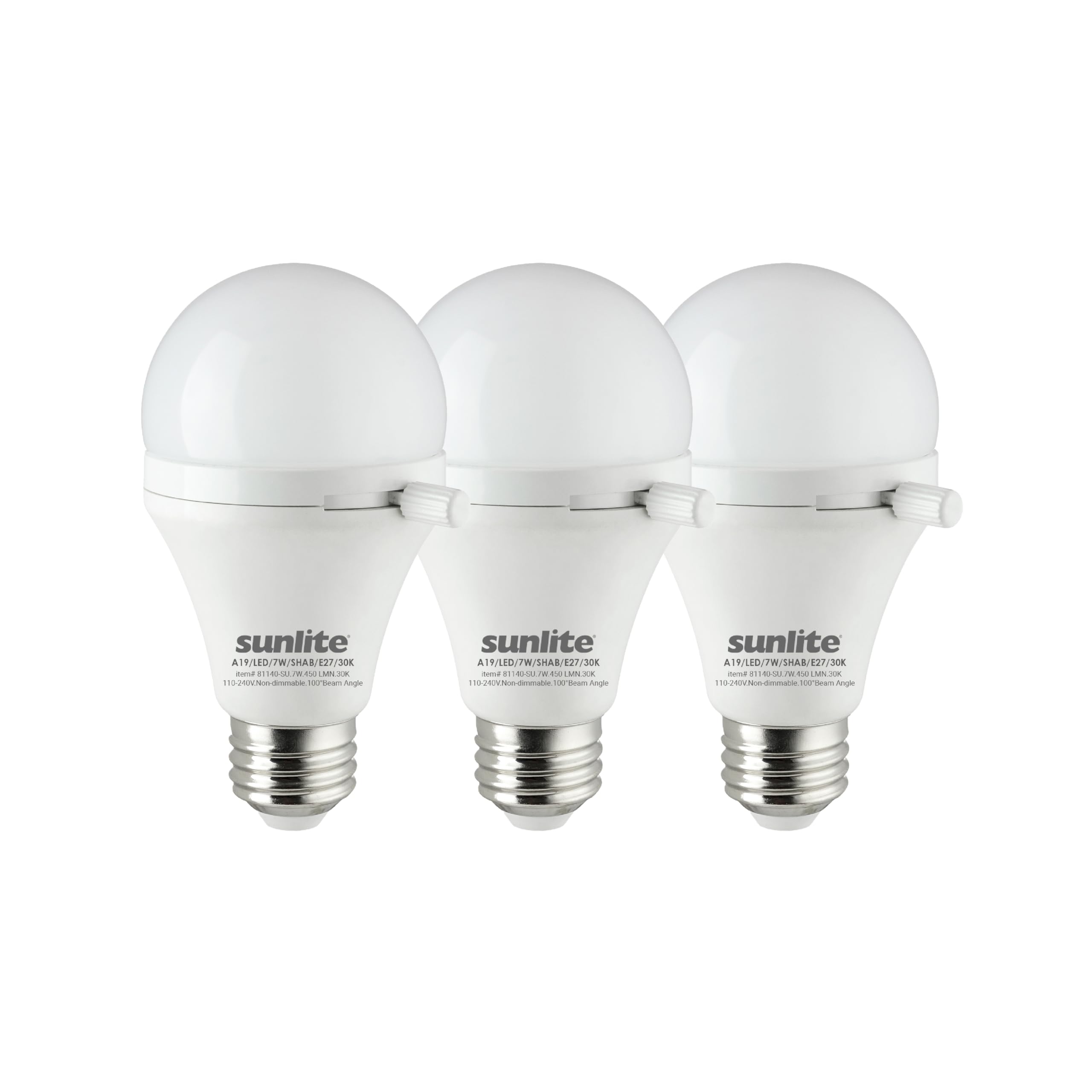 Shabbat Permissible LED Bulb 7W 40W Equivalent Warm White 3000K