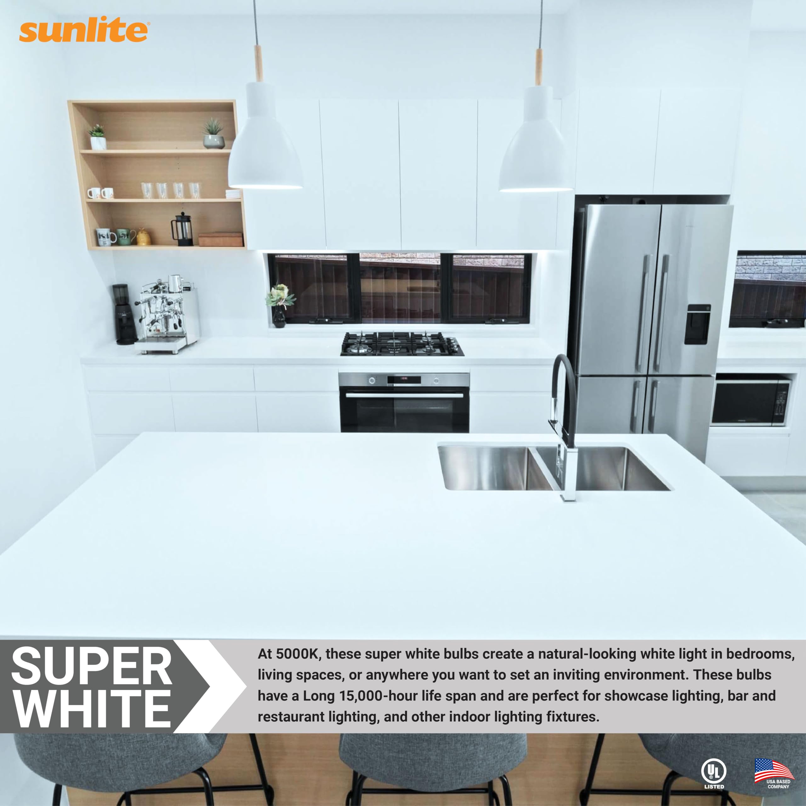 T10 Filament LED Bulb 2W 25W Equivalent Daylight 5000K Dimmable E26 1 Pack