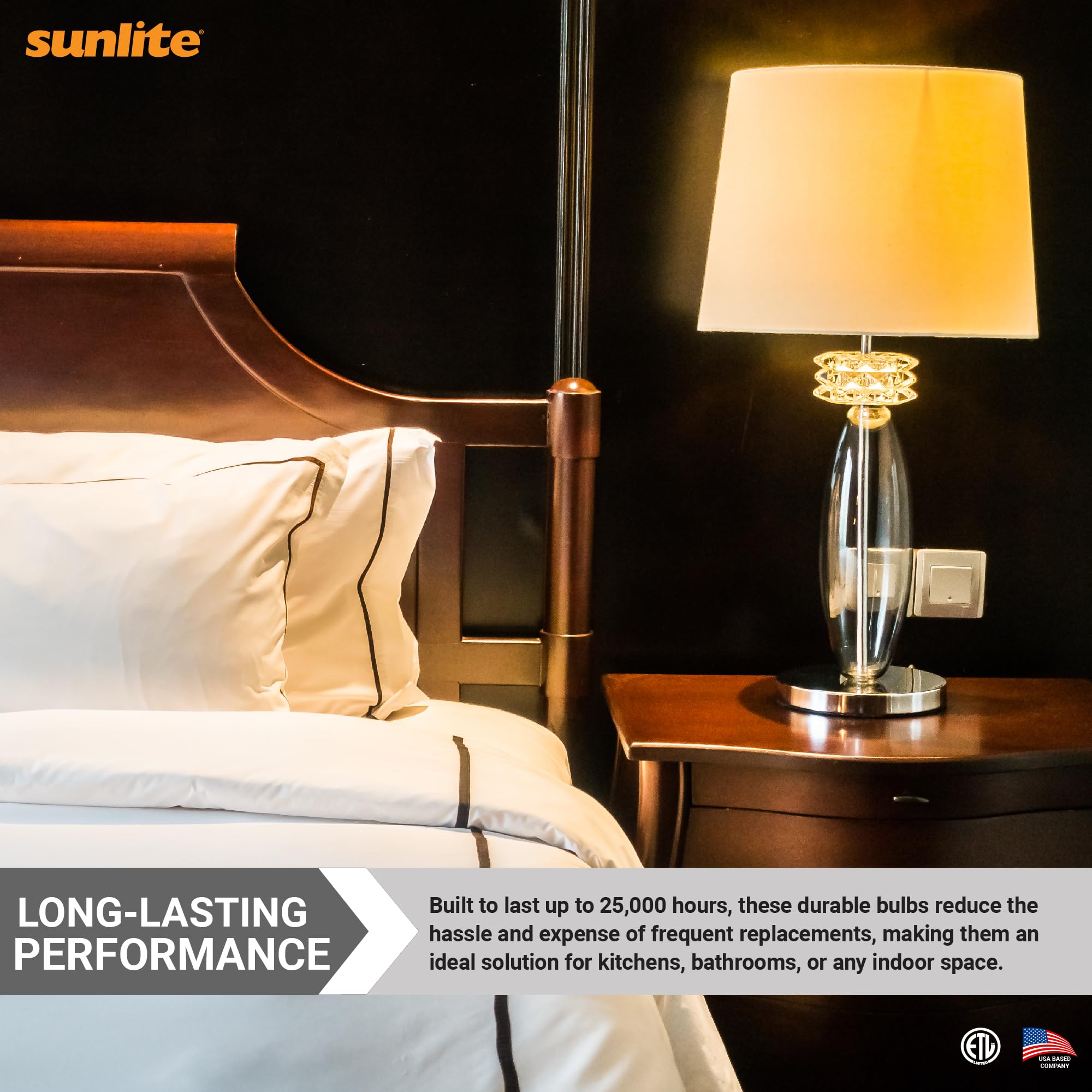 Shabbat Permissible LED Bulb 7W 40W Equivalent Warm White 3000K