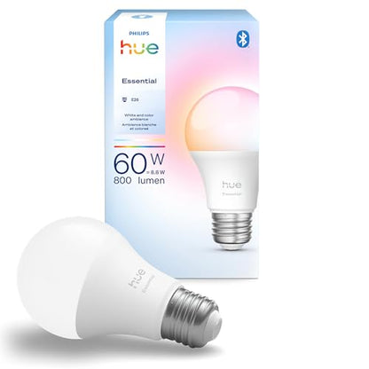 Smart LED A19 Bulb White Color Ambiance 4 Pack 8.8W Dimmable Smart Home Compatible