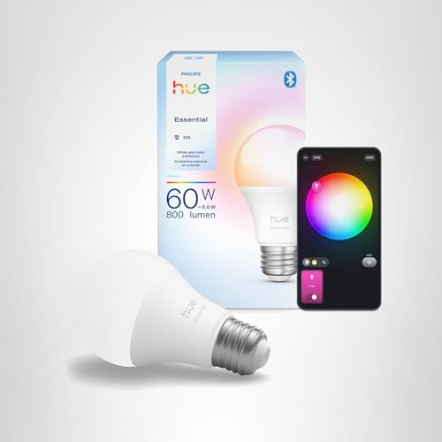 Smart LED A19 Bulb White Color Ambiance 4 Pack 8.8W Dimmable Smart Home Compatible