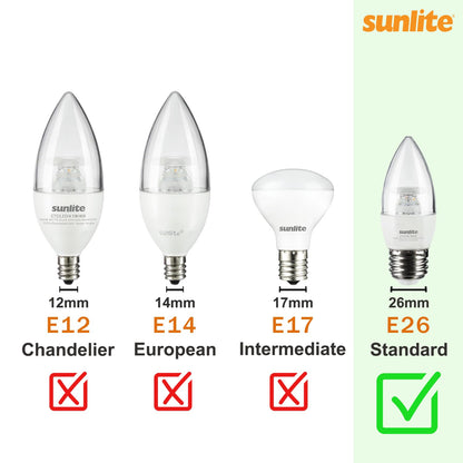 T10 Filament LED Bulb 2W 25W Equivalent Daylight 5000K Dimmable E26 1 Pack