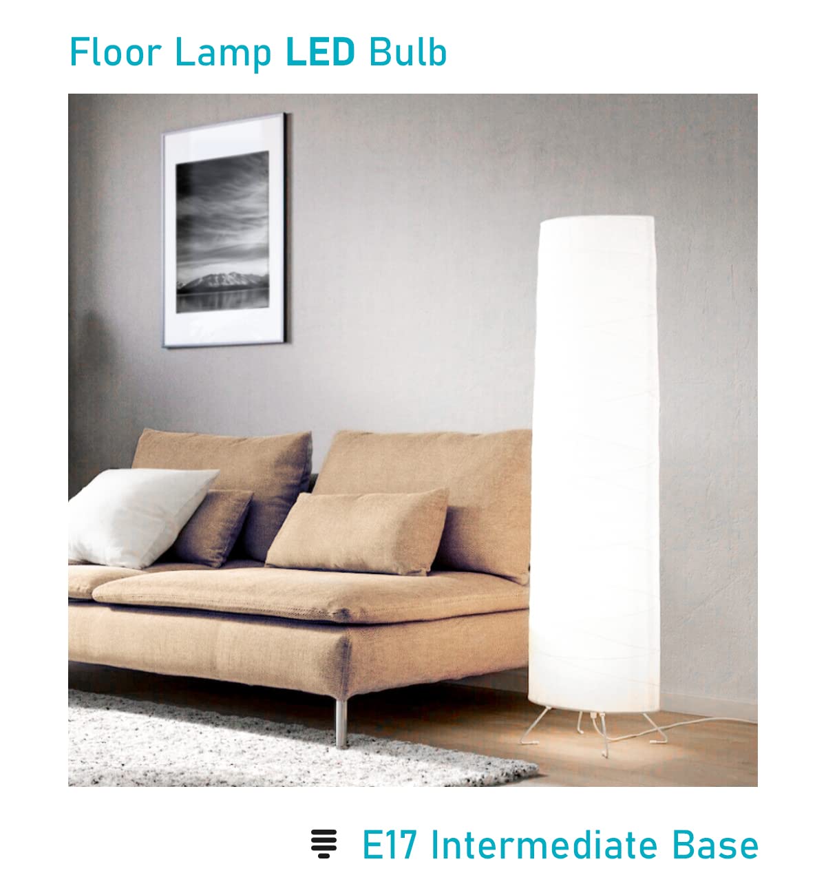 E17 LED Spotlight Bulb 6W 60W Equivalent Warm White 3000K 2 Pack