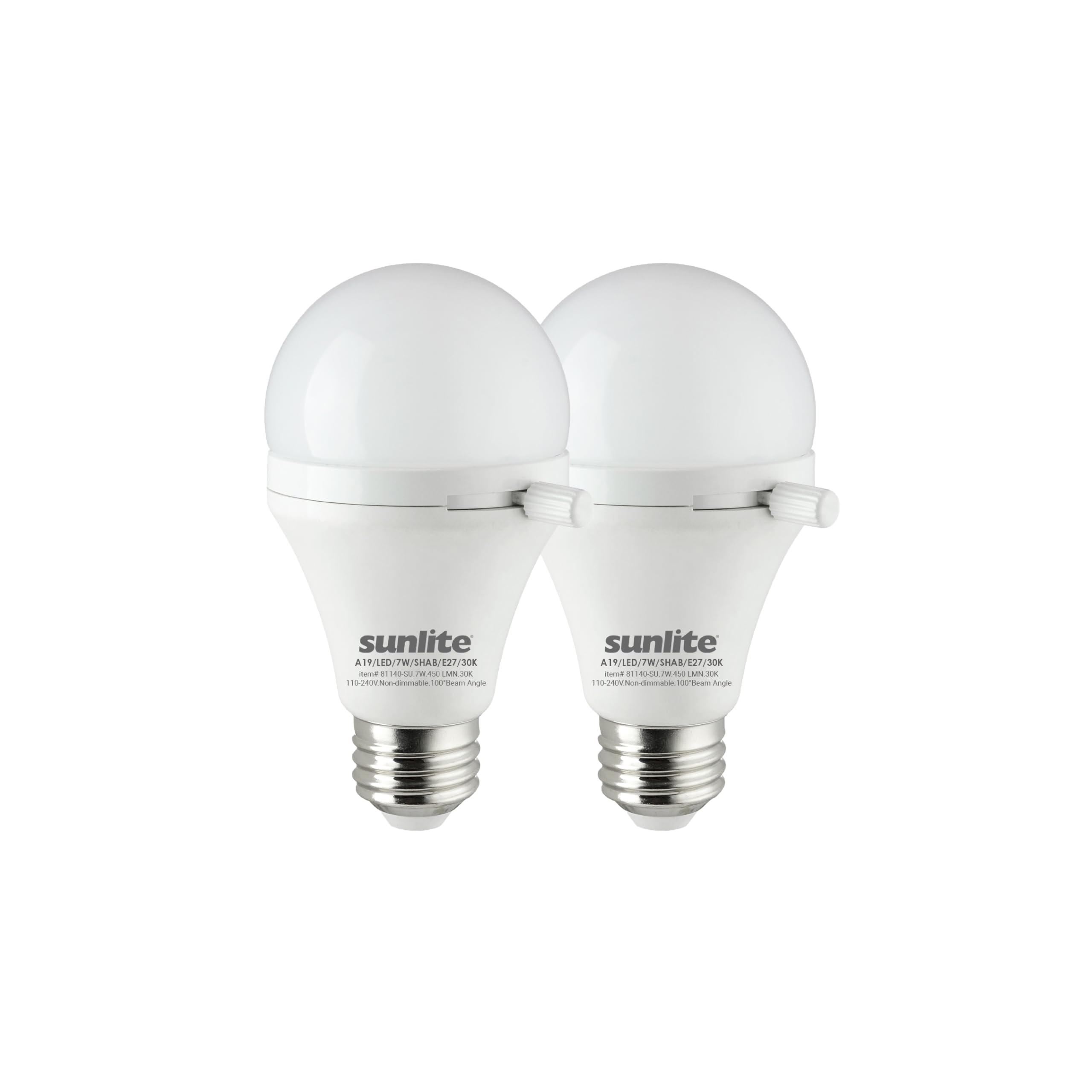Shabbat Permissible LED Bulb 7W 40W Equivalent Warm White 3000K