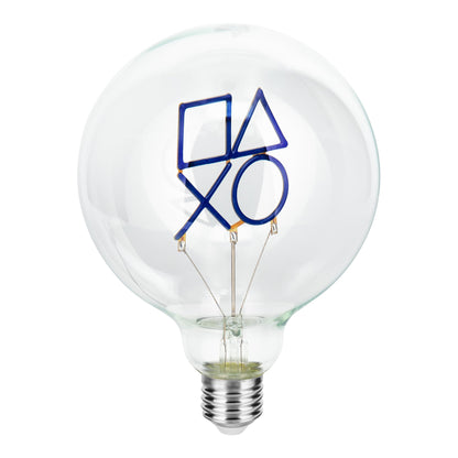 PlayStation Neon LED E27 Decorative Blue Bulb Officially Licensed