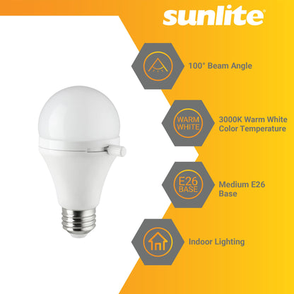 Shabbat Permissible LED Bulb 7W 40W Equivalent Warm White 3000K