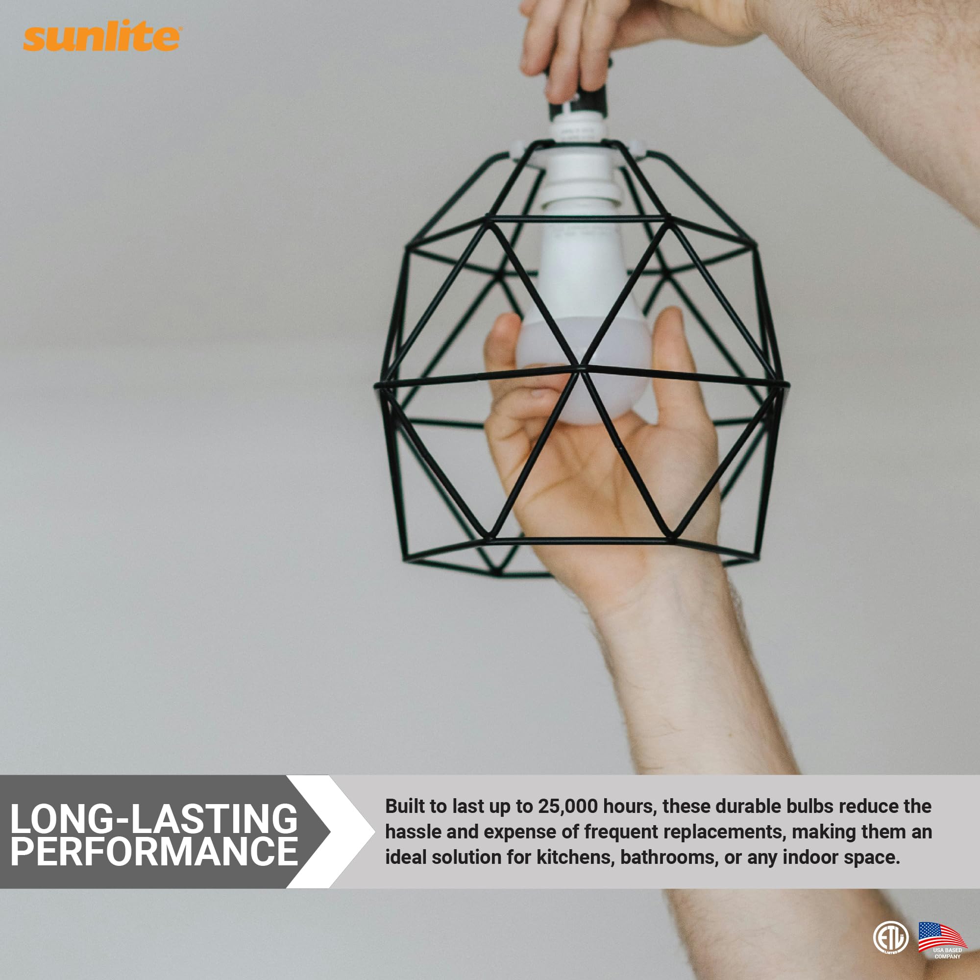 Shabbat Permissible LED Bulb 7W 40W Equivalent Warm White 3000K