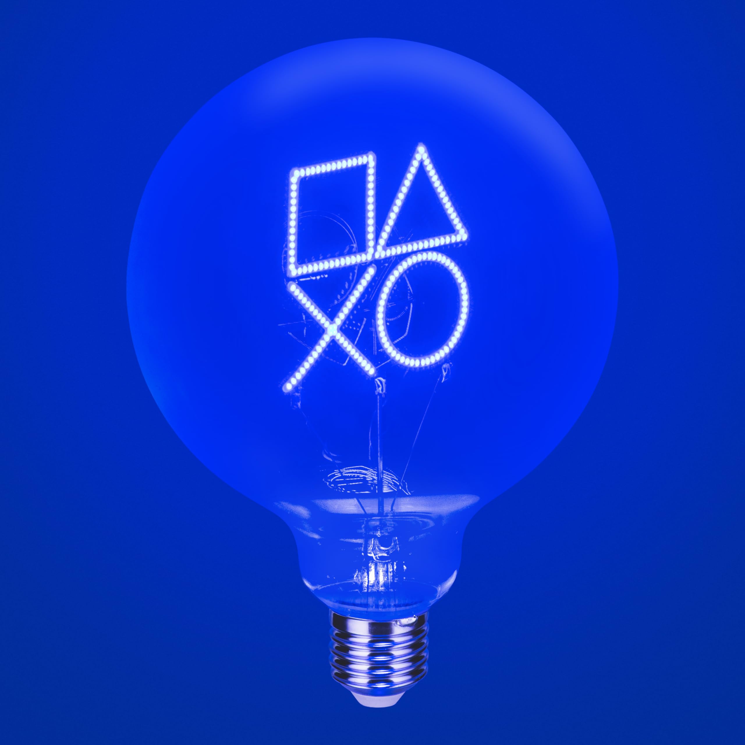 PlayStation Neon LED E27 Decorative Blue Bulb Officially Licensed