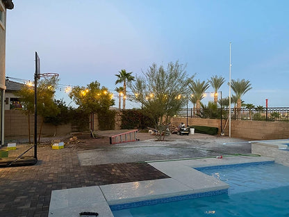 S14 LED String Light Bulbs 2W Clear Replacement Bulbs E26 25 Pack