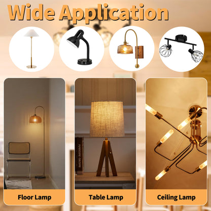 T10 T30 LED Tube Bulb 6W 60W Equivalent Cool White Dimmable 4 Pack