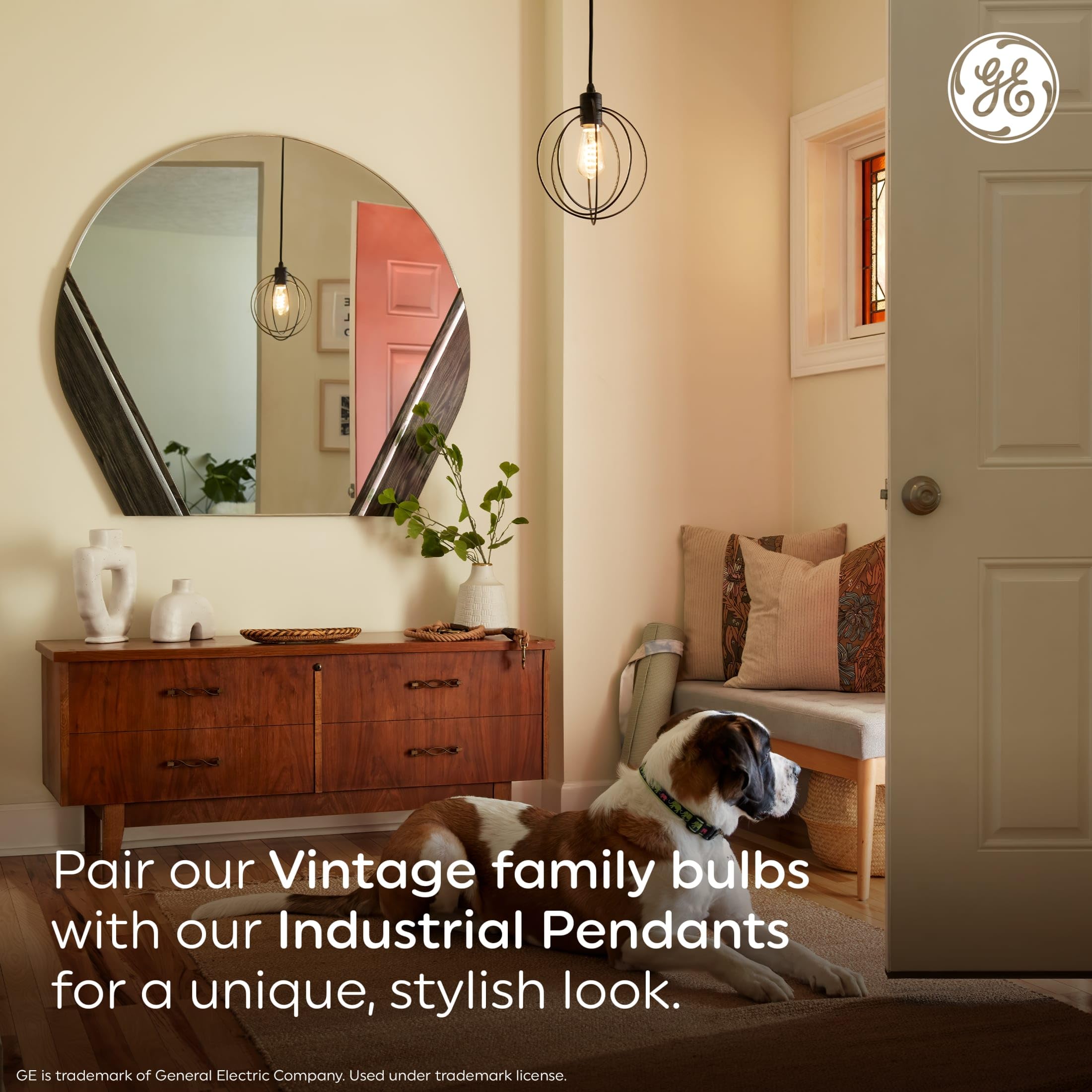 Vintage Style LED Bulb 25W Amber Decorative Small Base 1 Pack