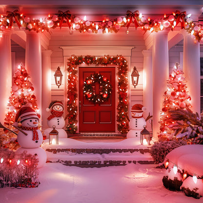 C9 LED Christmas Replacement Bulbs 50 Pack Cool White Shatterproof E17 Base