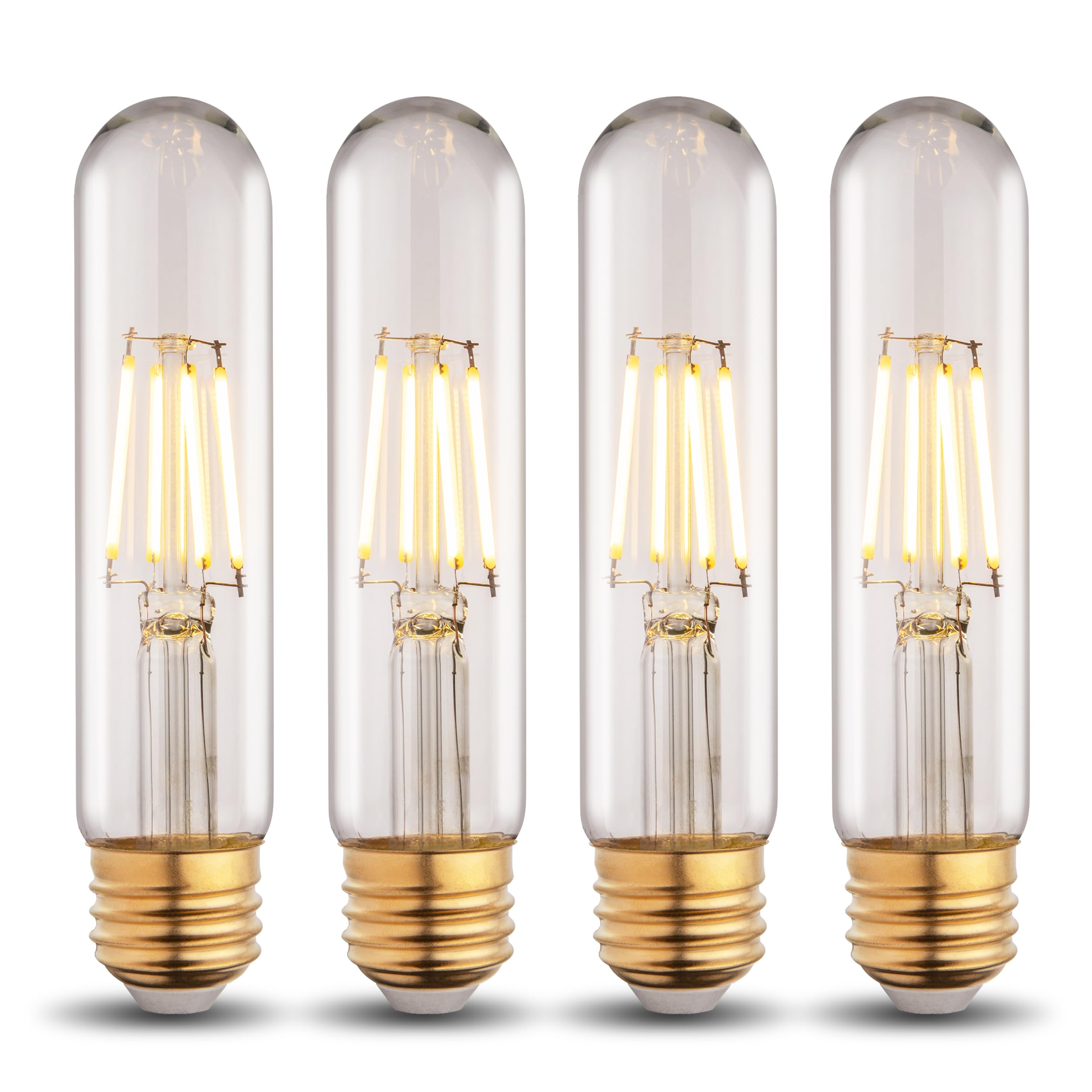 T10 T30 LED Tube Bulb 6W 60W Equivalent Cool White Dimmable 4 Pack