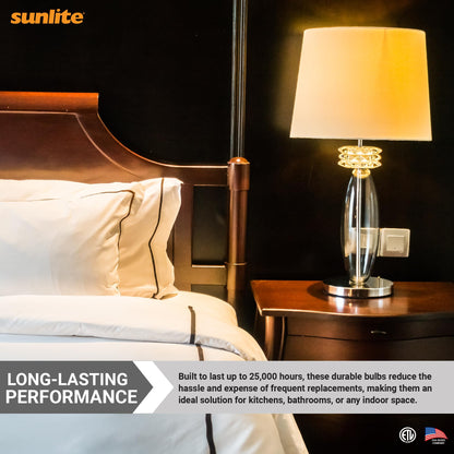 Shabbat Permissible LED Bulb 7W 40W Equivalent Warm White 3000K