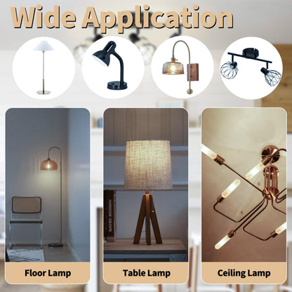 T10 T30 LED Tube Bulb 6W 60W Equivalent Cool White Dimmable 4 Pack