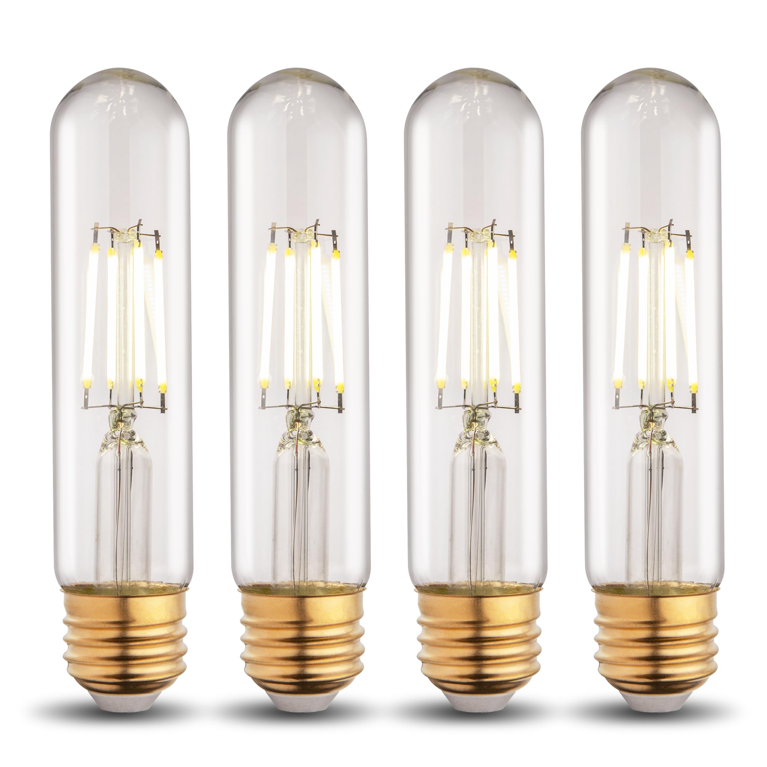 T10 T30 LED Tube Bulb 6W 60W Equivalent Cool White Dimmable 4 Pack
