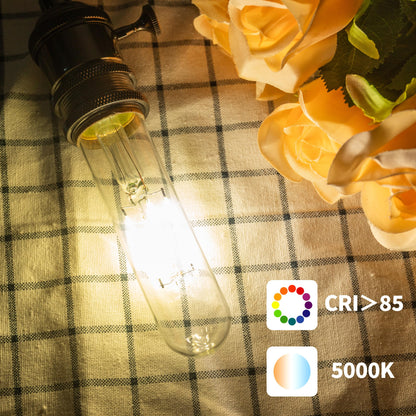 T10 T30 LED Tube Bulb 6W 60W Equivalent Cool White Dimmable 4 Pack